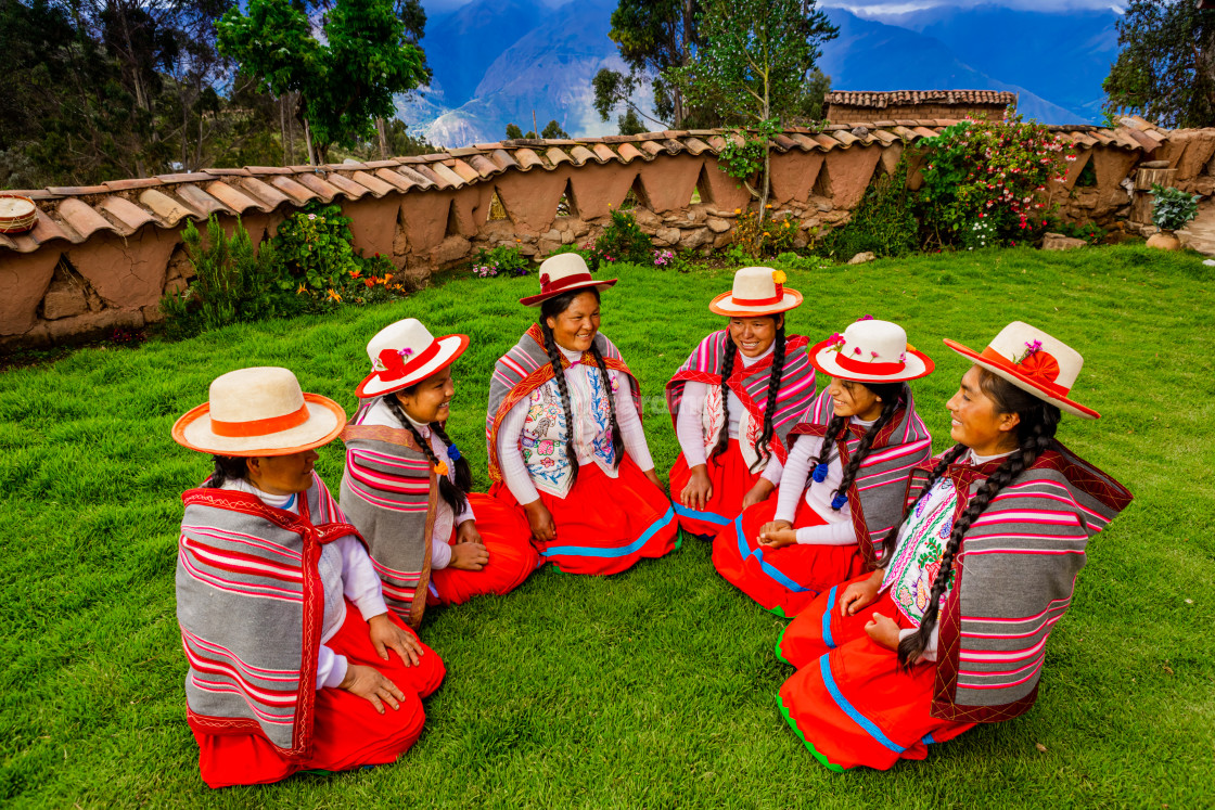 "Quechua Women of the Misminay Community" by robertharding - $62.60 "Quechua Women of the Misminay Community" stock image
