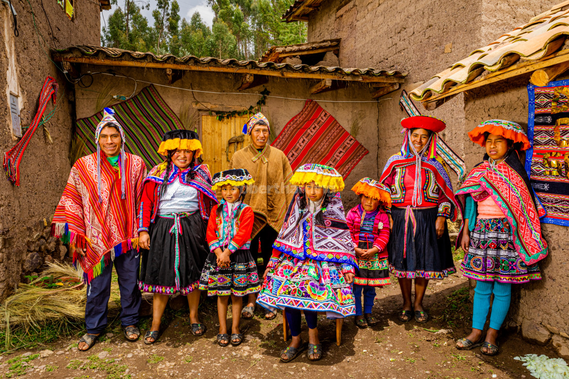 "Quechua family of the president of the Amaru Community." by robertharding - $62.60 "Quechua family of the president of the Amaru Community." stock image