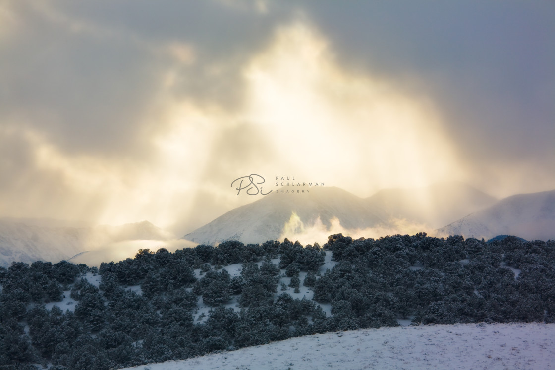 "Misty Stage" stock image