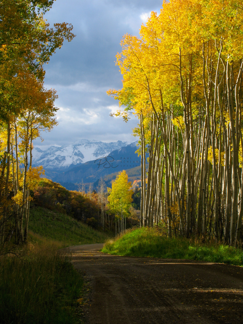 "Heavenly Road" stock image