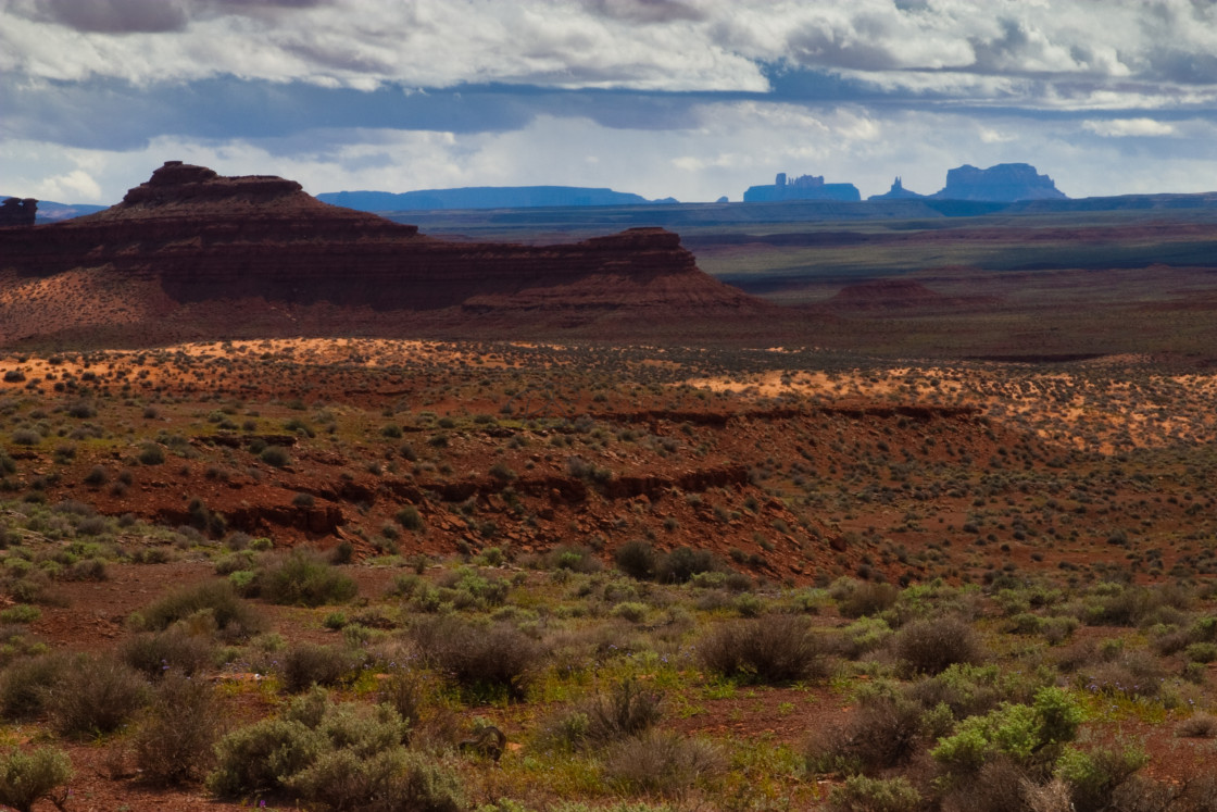 "Monumental Horizon" stock image