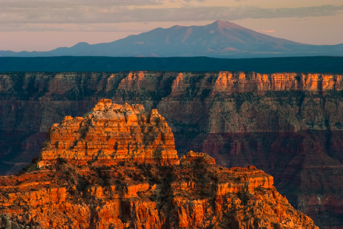 "Two Peaks" stock image