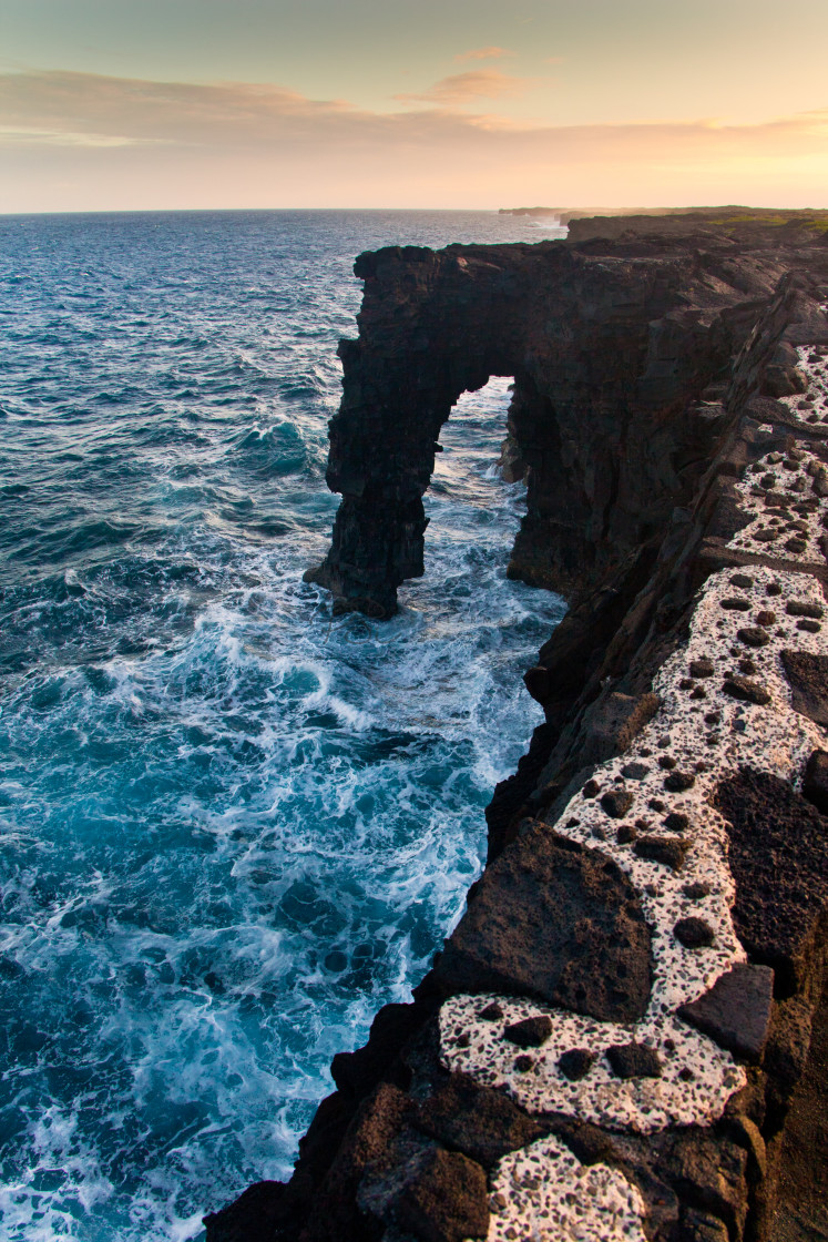 "Volcanoes Arch" stock image