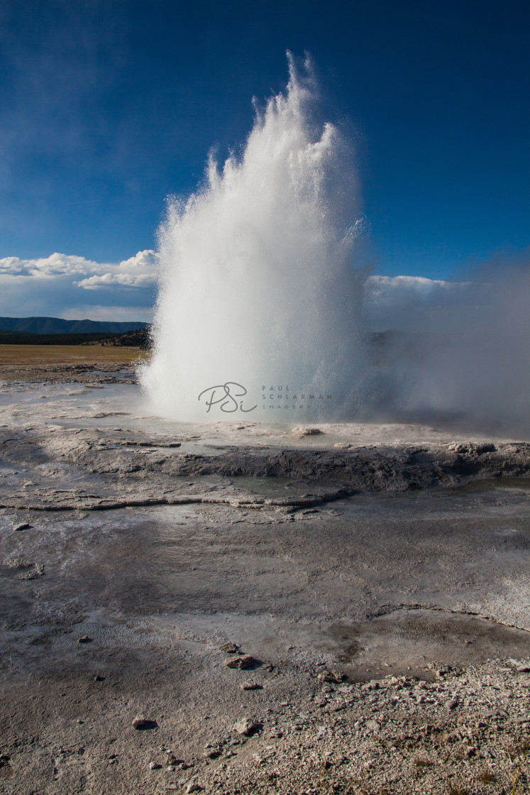 "Fountain Geyser" stock image