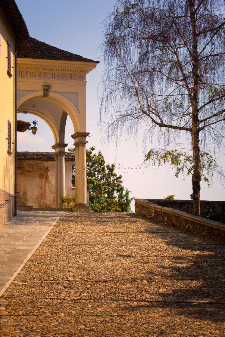 "Sacro Monte Chiesa" stock image