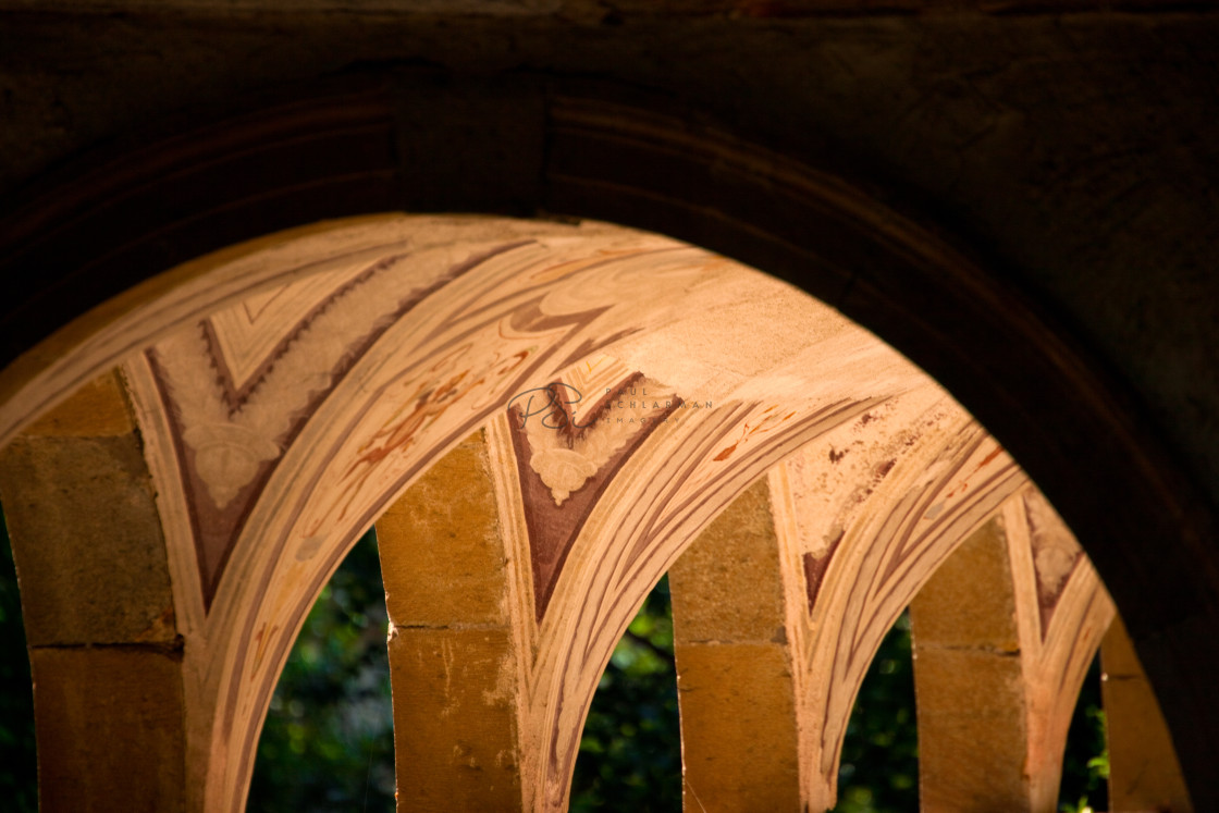 "Lighted Archway" stock image