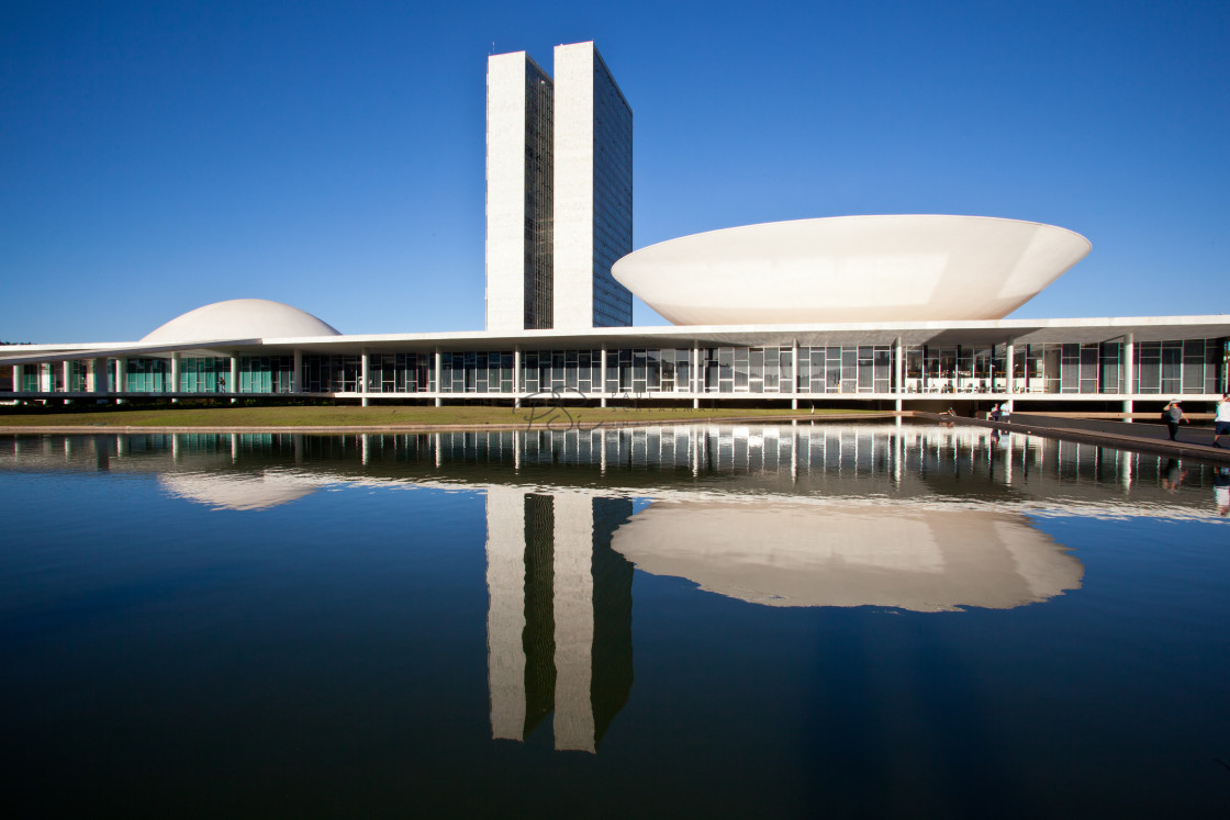 "Congresso Nacional do Brasil" by Paul Schlarman - $12.69 "Congresso Nacional do Brasil" stock image