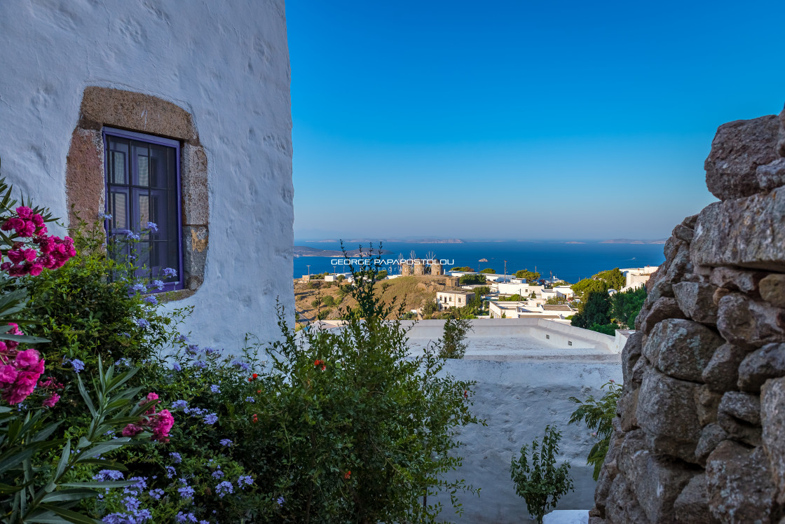 "Beautiful Patmos island" stock image