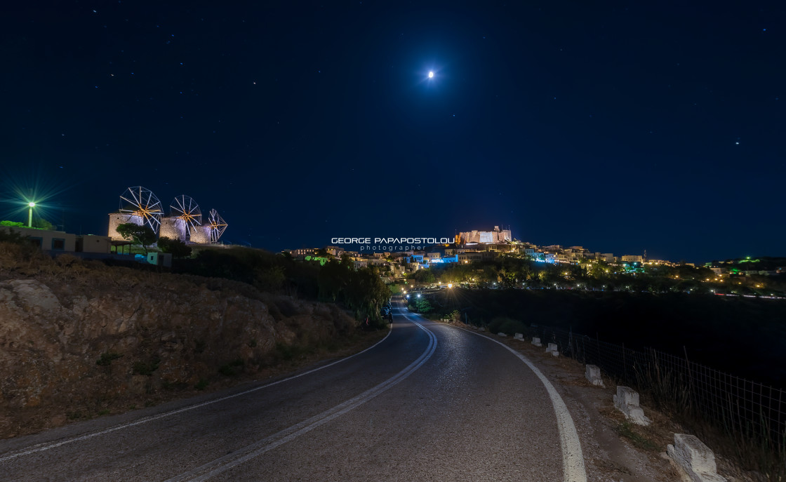 "Monastery of Saint John the Theologian in Patmos" stock image