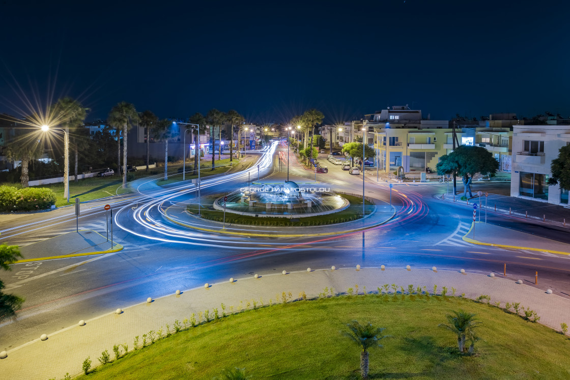 "Statue the Rapture of Europe in city of Kos" stock image