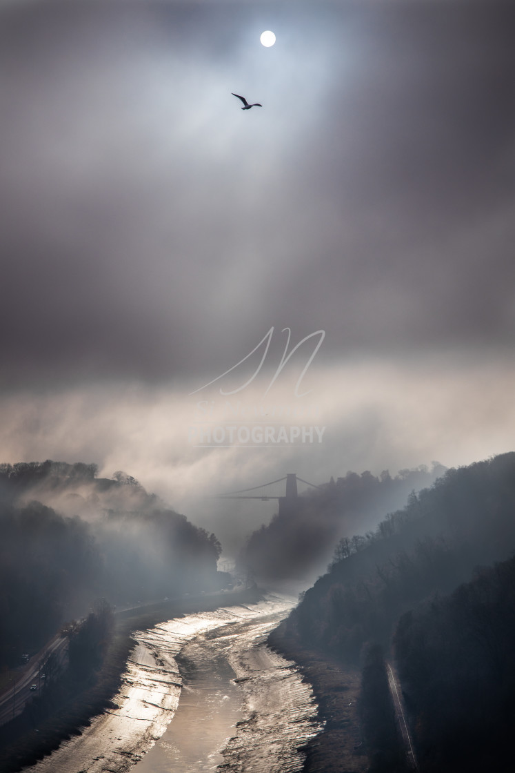 "Moody Avon Gorge" stock image