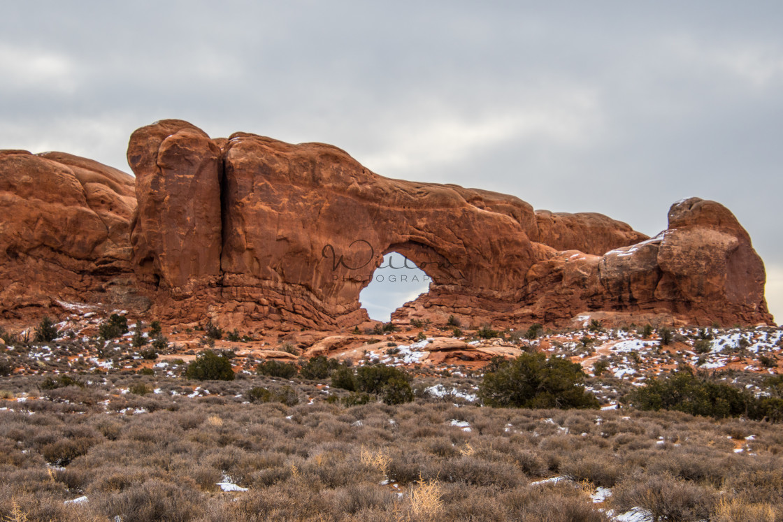 "North Window Arch" stock image