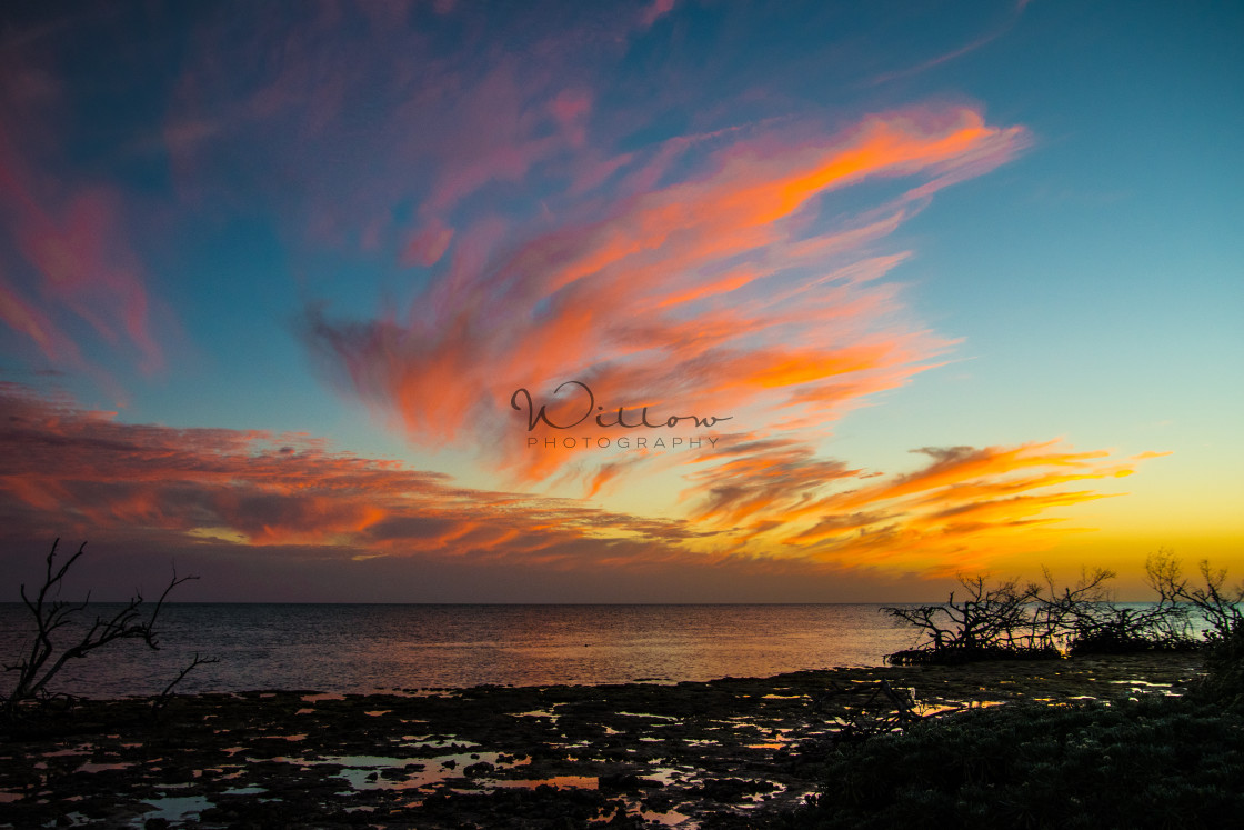 "Sunset on Big Pine Key (1)" stock image