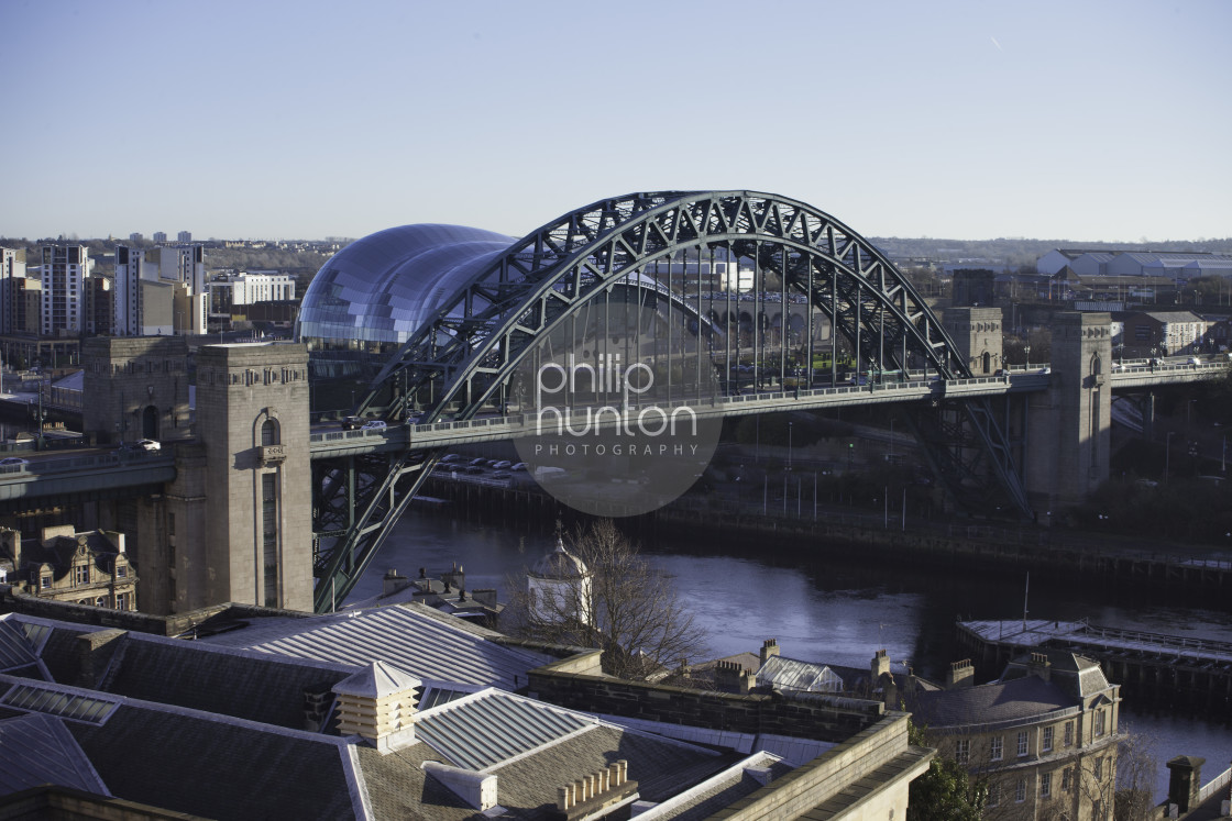 "A view from Newcastle Castle South" by Philip Hunton - £10.00 "A view from Newcastle Castle South" stock image