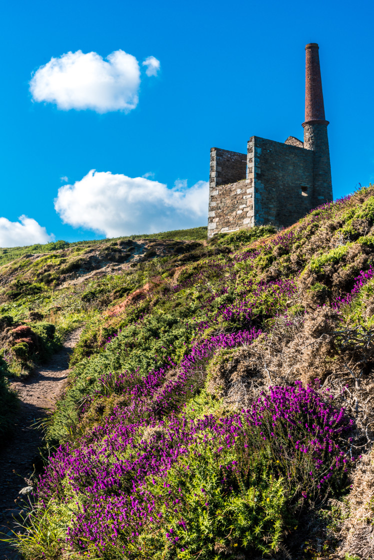 "Wheal Prosper mine" stock image