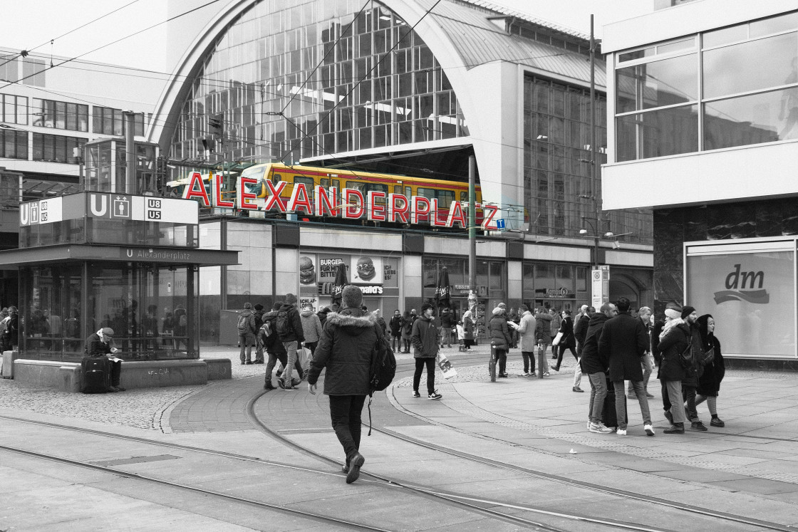 "Berlin Alexanderplatz" stock image