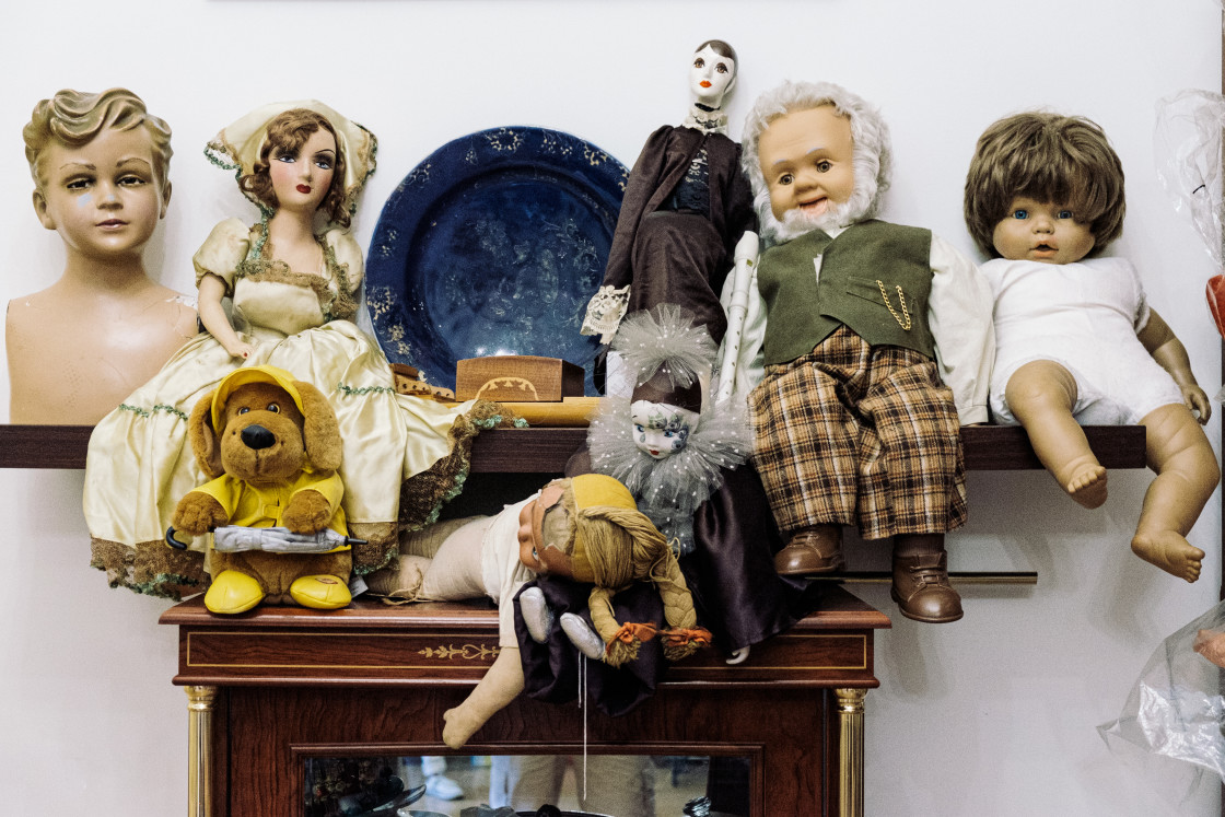 "The doll hospital" stock image