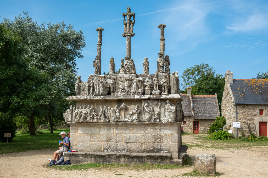 "Calvary at Tronoën" stock image