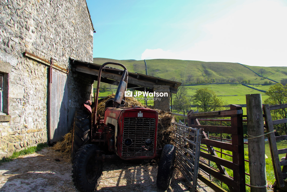 "Retired Tractor" stock image