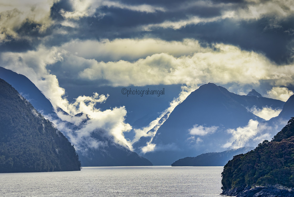"Dusky Sound#1" by Graham Gall - £35.00 "Dusky Sound#1" stock image