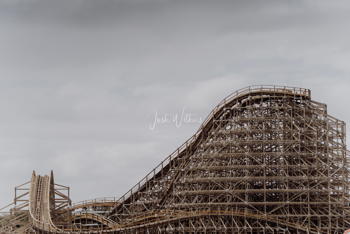 "Wooden ride it" stock image