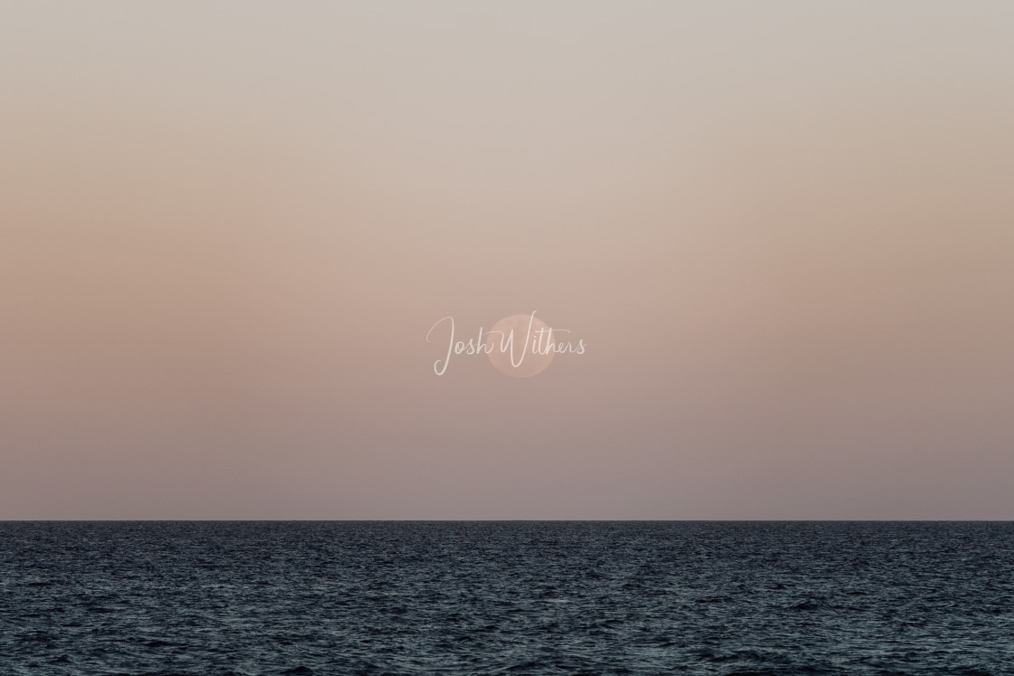 "Burleigh Moonrise" stock image