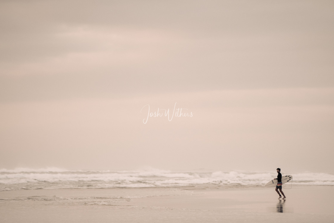 "First surf" stock image