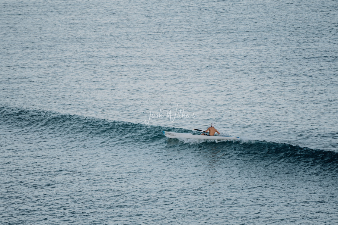 "Noosa paddler" stock image