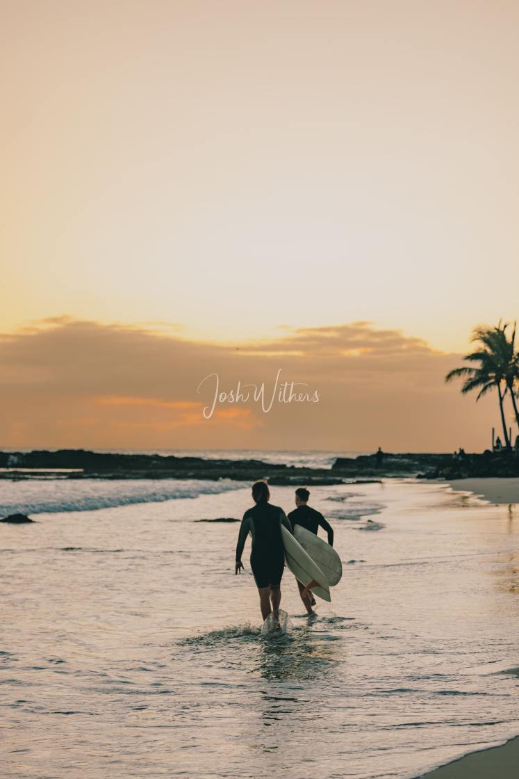 "Snapper Rocks Surfers" stock image