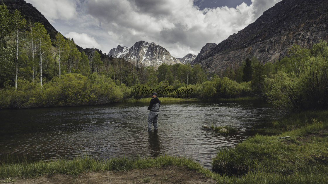 "Fishing Hole" stock image