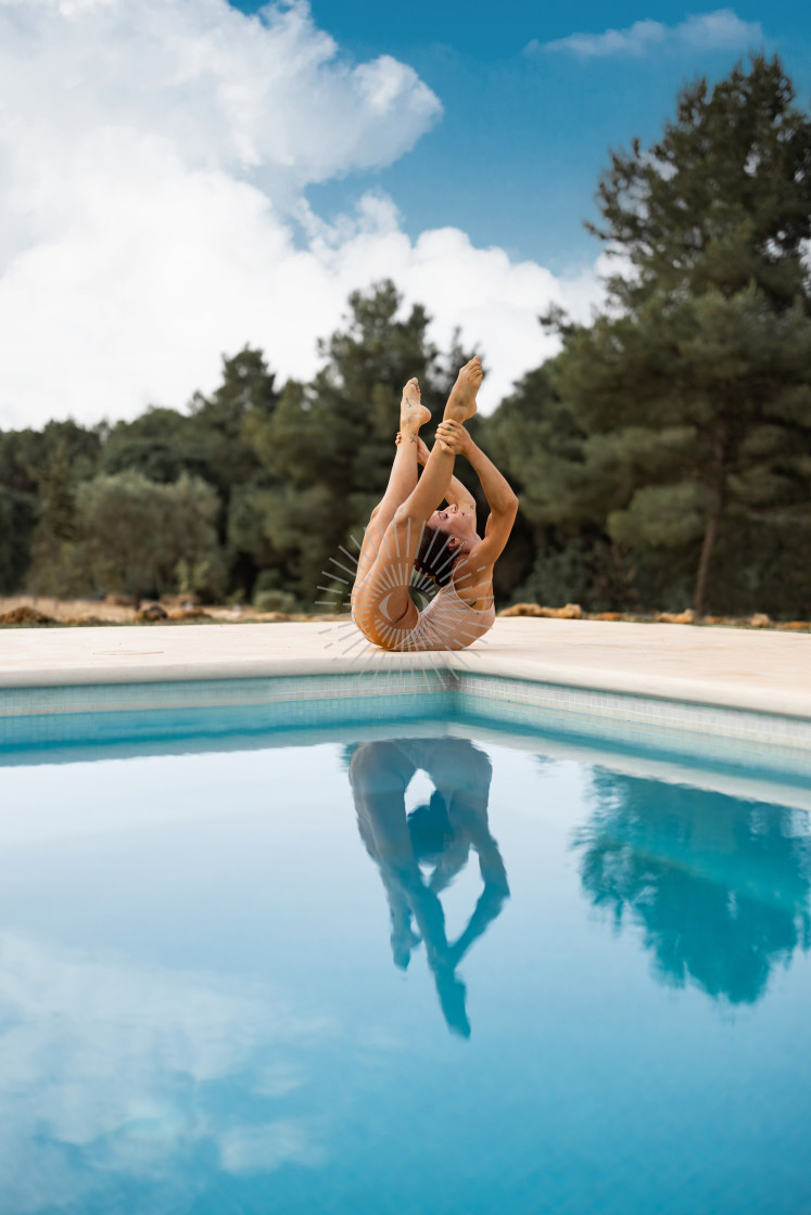 "Backbend" stock image