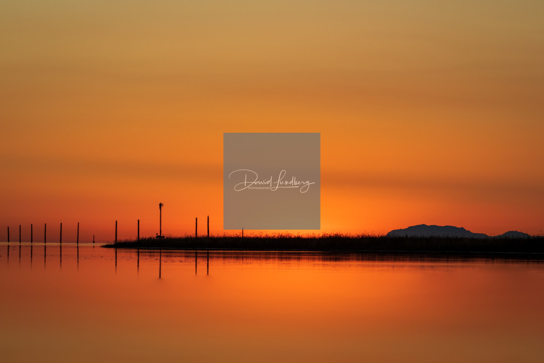 "Steveston Island Sunset" stock image