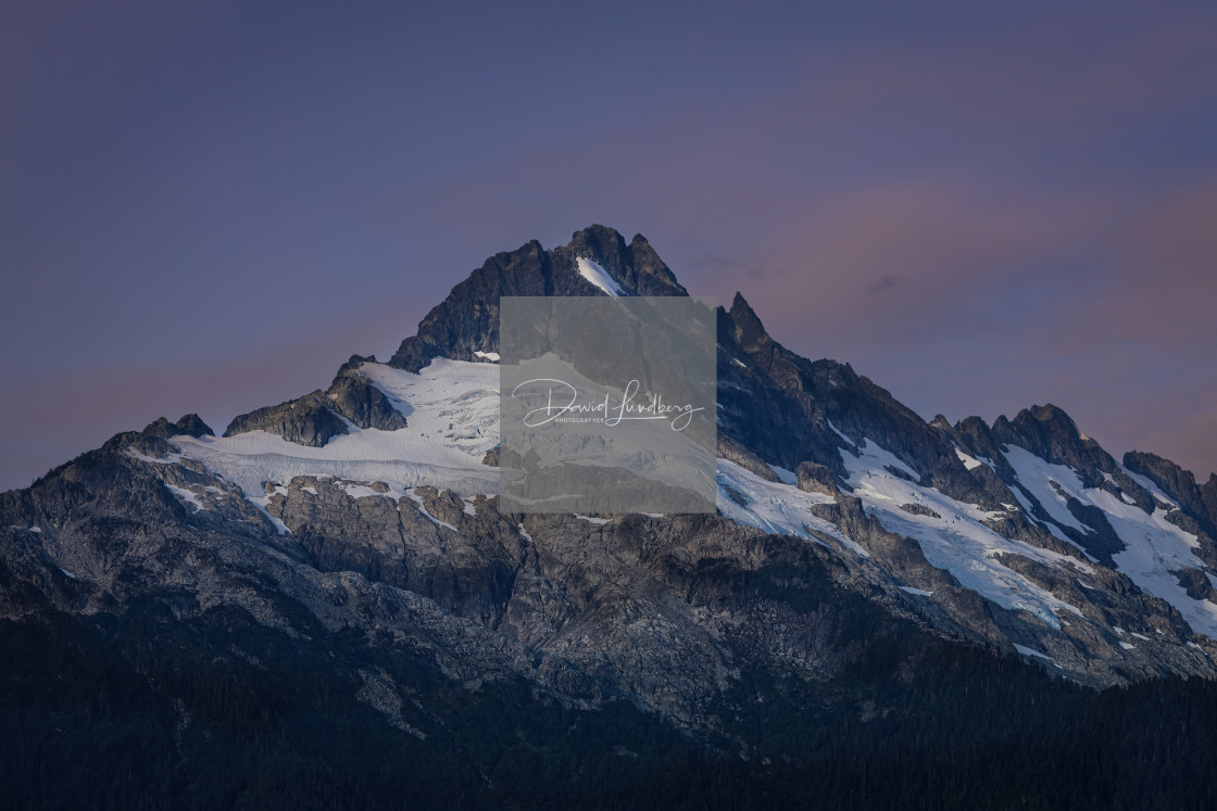 "Serratus Mountain in Early Morning" stock image