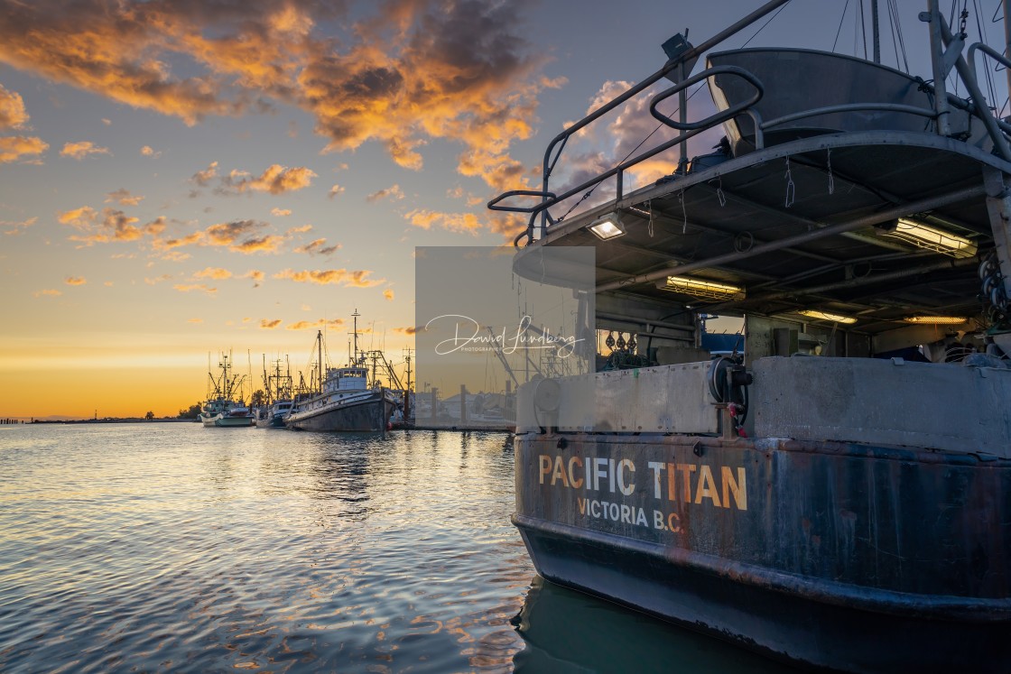 "The Pacific Titan" stock image