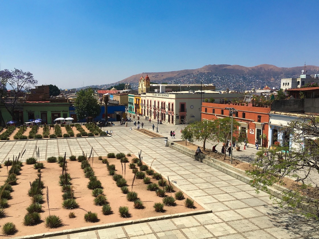 "A Colorful Overlook of Oaxaca" stock image