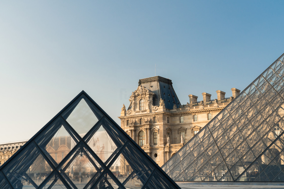 "Louvre-in' the Moment" stock image