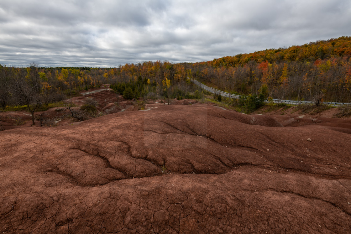 "The Badlands in Autumn" stock image