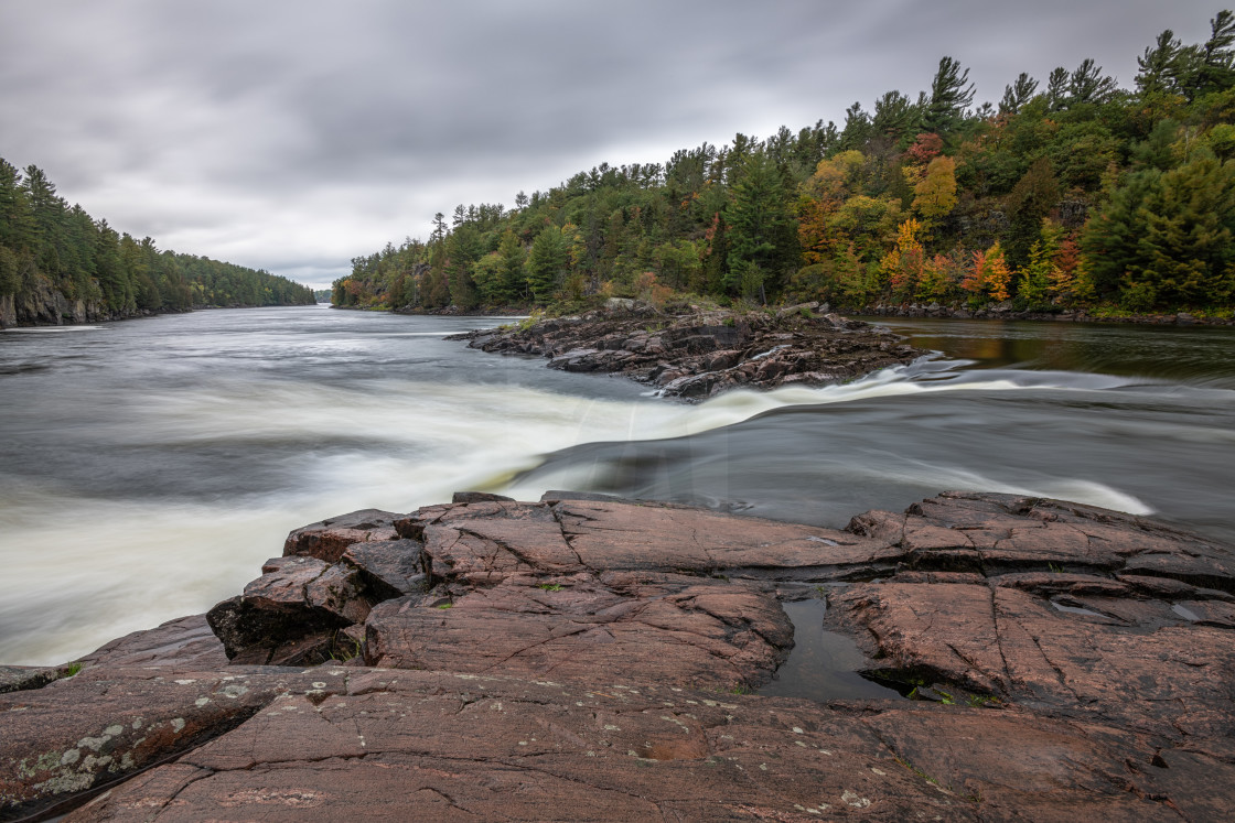 "Recollet Falls in Autumn" stock image