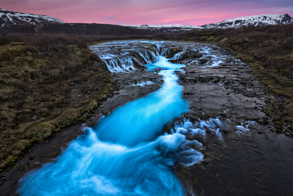 "Bruarfoss, Iceland in Spring" stock image