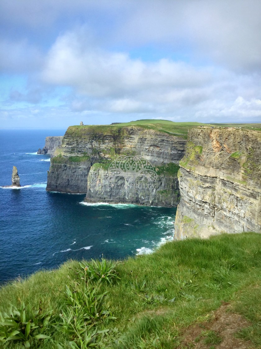 "At the Cliffs" stock image