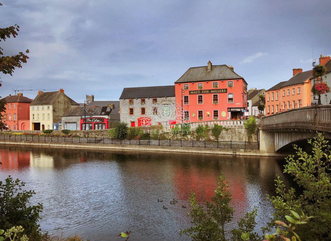 "Daytime along River Nore" stock image