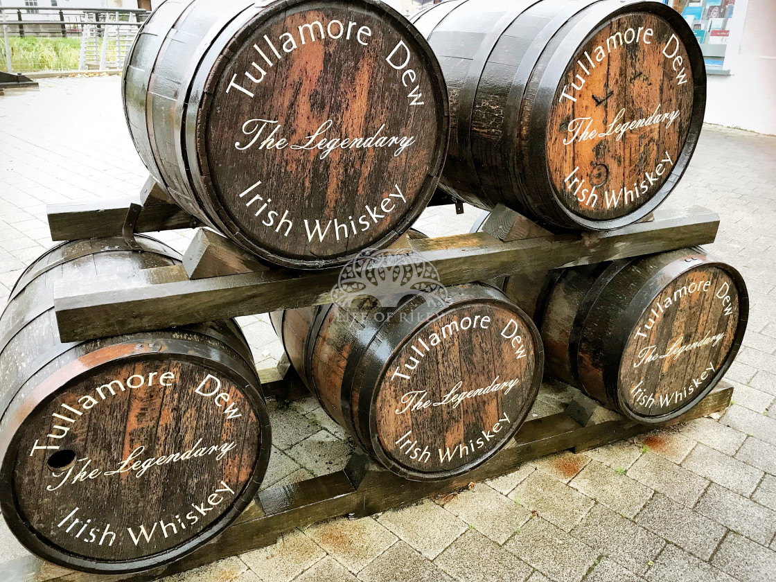 "Whiskey Barrels" stock image