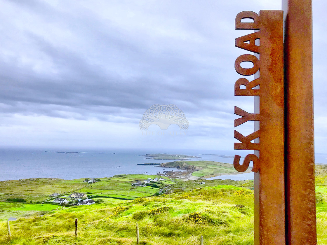 "Scenic Sky Road Ireland" stock image