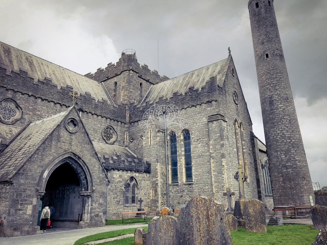 "St. Canice's Cathedral Kilkenny, Ireland" stock image