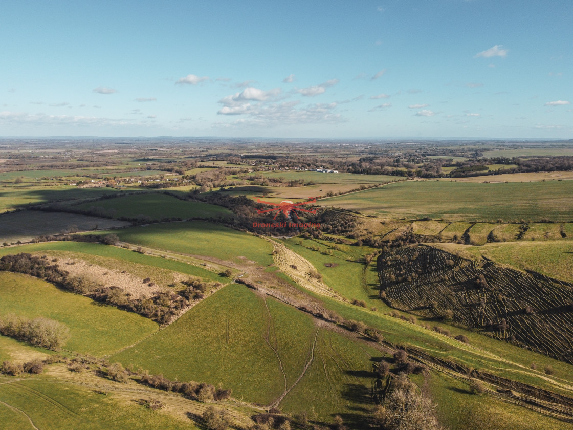 "The Coombes near Wantage" stock image