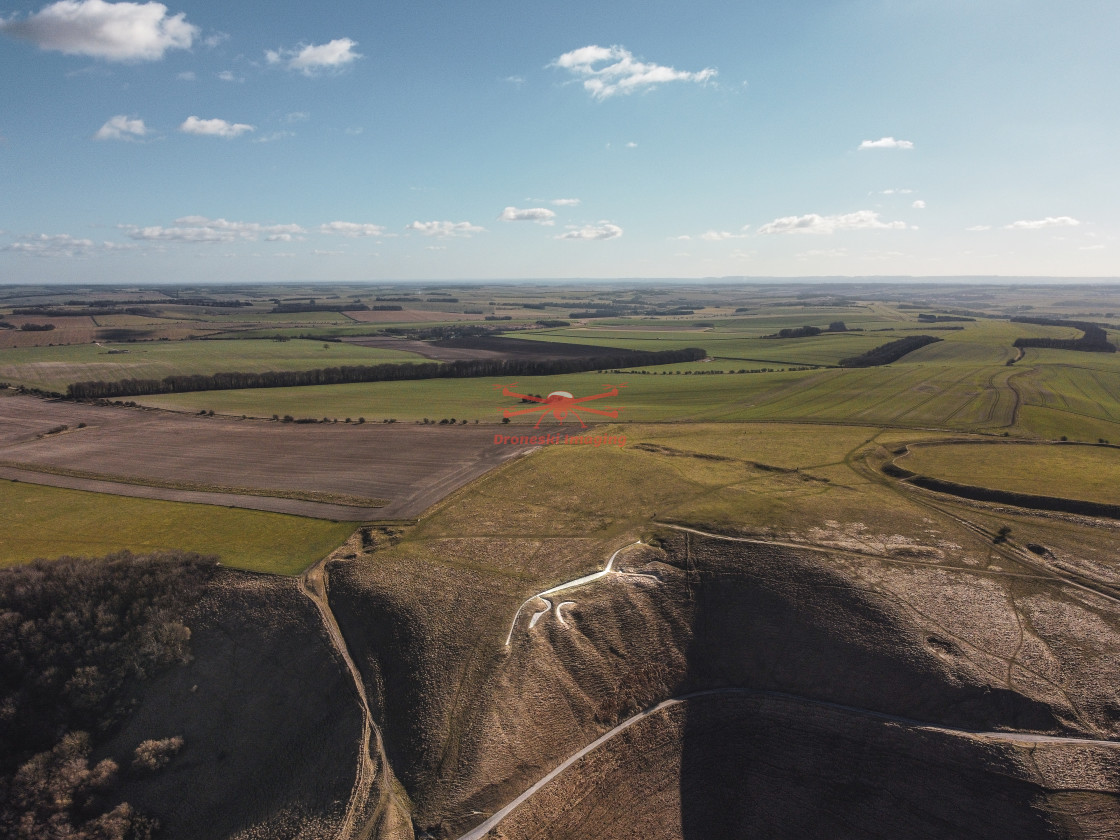 "White Horse Hill, Oxfordshire" stock image