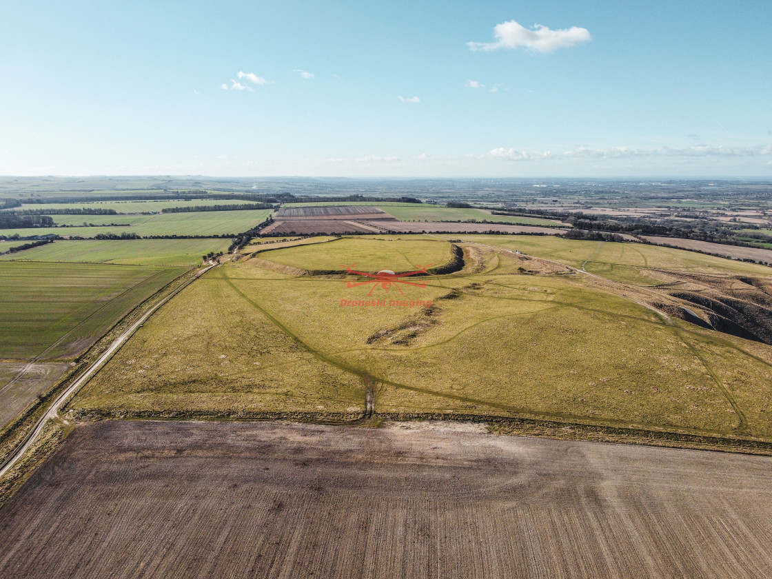 "Uffington Castle, nr Wantage, Oxfordshire" stock image