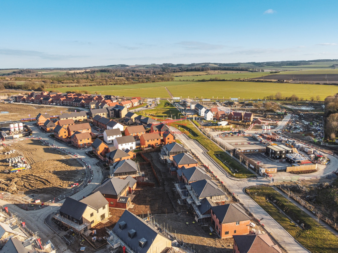 "Kingsgrove Development, Wantage, Oxfordshire" stock image