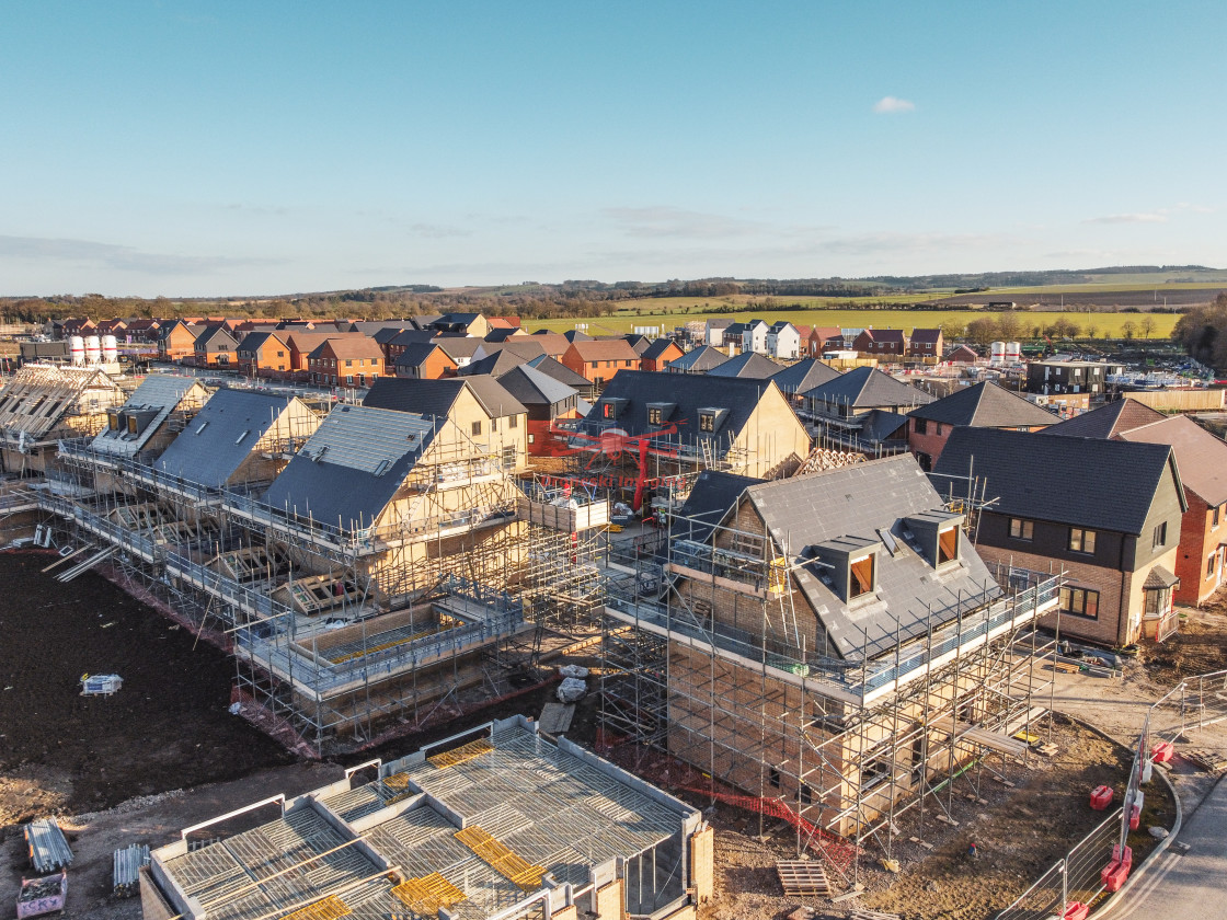 "Kingsgrove Development, Wantage, Oxfordshire" stock image