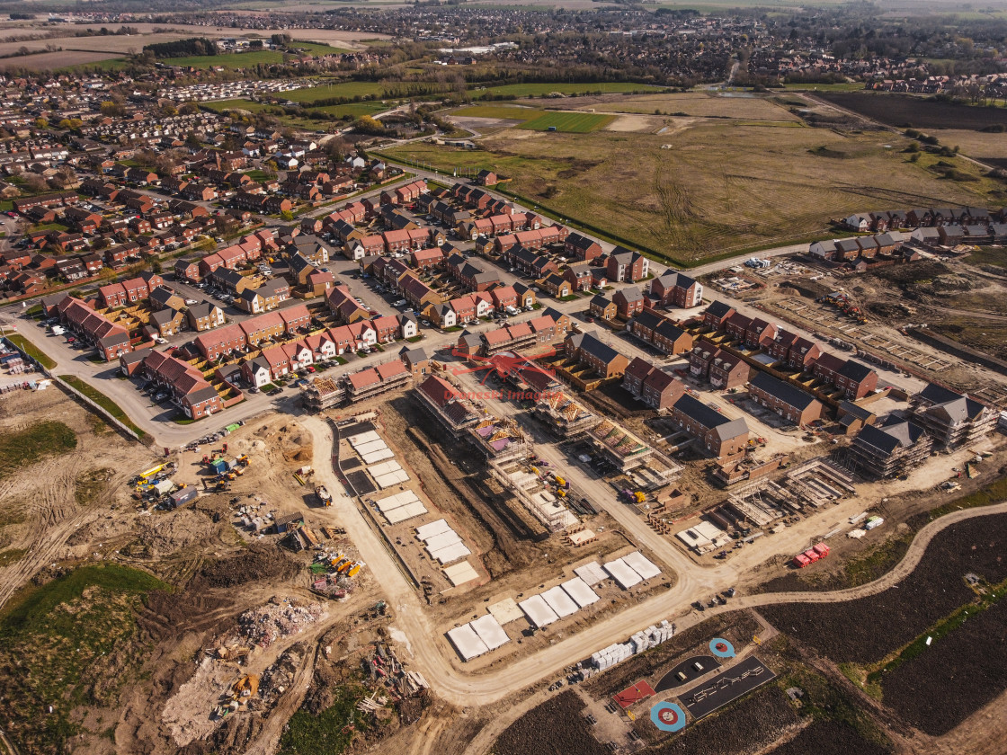 "Wellington Gate Development, Wantage, Oxfordshire" stock image